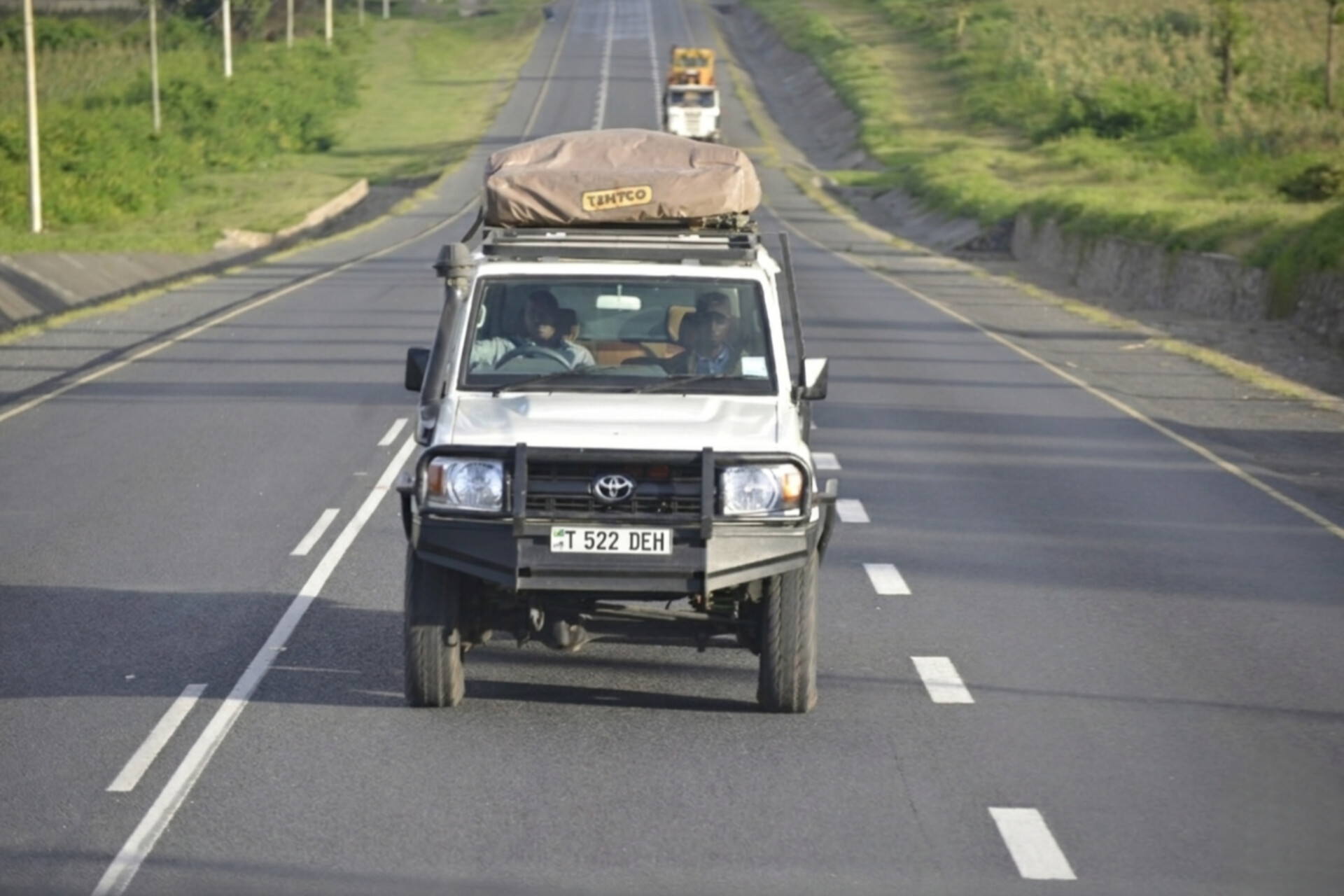 Road from Mto wa Mbu to Arusha Tanzania